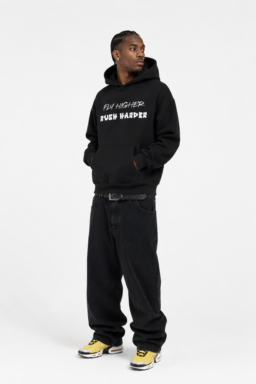 Flyrush black Hoodie